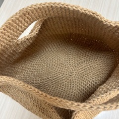 麻紐バッグ　新品　未使用の画像