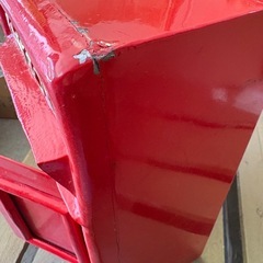 ビンテージ☆真っ赤なポストの画像