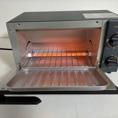 KOIZUMI オーブントースター KOS-1032 中古 調理家電 トースト 加熱 家電用品 キッチン用品 ブラック 動作品 1〜2人用　251204-1Tの画像