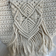 マクラメバッグ　数回使用の画像