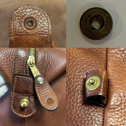 マルベリーMulberry大型レザーボストンバッグ かばん 旅行カバン 旅行