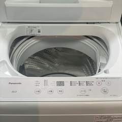 送料・設置込み可　洗濯機　5kg Panasonic 2020年【分解クリーニング済み】の画像