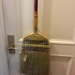 🌹昭和レトロ　新品未使用　ほうき　はたき　セット
の画像