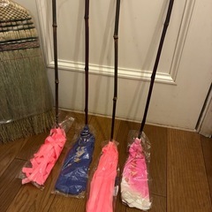 🌹昭和レトロ　新品未使用　ほうき　はたき　セット
の画像