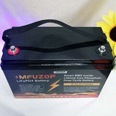 リン酸リチウムバッテリー　12V　100AH【LiFeP04】現品管理番号：s1203_001wの画像