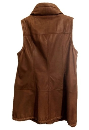 高級 10万円】レザージャケット レザーベスト メンズ レディース 革 本