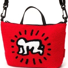 《新品未使用》Keith Haring 2way ショルダー、ハンドバッグの画像