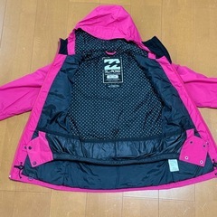 BILLABONG ピンク ジャケット　150㎝　12歳用の画像