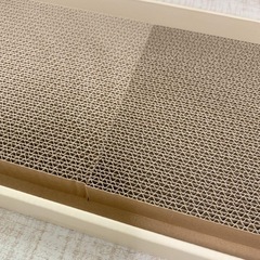 新品　未使用　くるとぎスクエア 猫　爪研ぎ　ネコ　360° 両面　ブラック　散らからないの画像