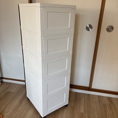 収納　カラーボックス　５段の画像