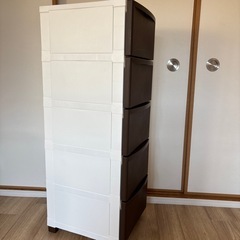 収納　カラーボックス　５段の画像