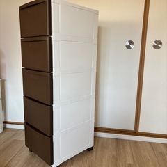 収納　カラーボックス　５段の画像