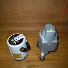 レザー墨出し器　2台セット　稼働美品の画像