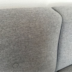 ニトリ　ソファ　グレーの画像