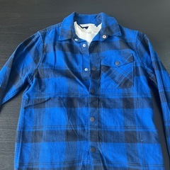 130cm フランネルシャツ&スポーツパーカーの画像