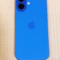 iPhone16 128G バッテリー100% ウルトラマリンブルー (ささ) 仏生山の