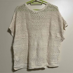 アイボリーニットセーター　Mサイズの画像