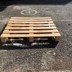【年内ラスト】木製パレット1枚無料でお譲りします！の画像