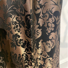 高級ベルギー製輸入生地を使ったダマスク柄のサンプルカーテンの画像