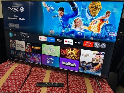 TCL 55インチ テレビ Google TV スマートテレ2023年製　超美品