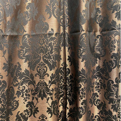 高級ベルギー製輸入生地を使ったダマスク柄のサンプルカーテンの画像
