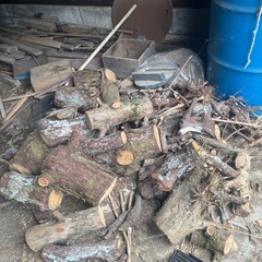 薪ストーブ樹木伐採の画像