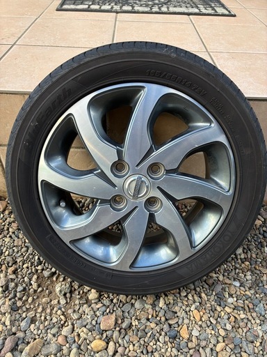 Weds レオニス 14インチ 4.5J PCD100 4穴 ET45 ダンロップ エナセーブ 