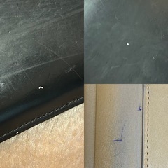 コードバンCORDOVAN札入れ ロングウォレット フラップ式二つ折り長財布 二つ折り財布 折財布 さいふ サイフ小銭入れ無blackブラック黒色横幅　約18.5センチ 高さ　約9.5センチ マチ　約1センチ メンズmen’s男性用紳士 ユニセックス男女兼用の画像