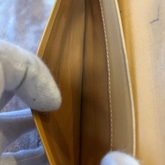 コードバンCORDOVAN札入れ ロングウォレット フラップ式二つ折り長財布 二つ折り財布 折財布 さいふ サイフ小銭入れ無blackブラック黒色横幅　約18.5センチ 高さ　約9.5センチ マチ　約1センチ メンズmen’s男性用紳士 ユニセックス男女兼用の画像