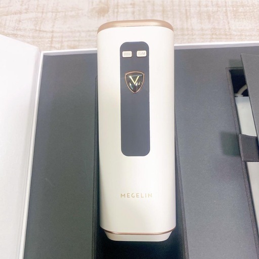 MEGELIN Lightサファイア脱毛器 JRB ホワイト 脱毛 家庭用