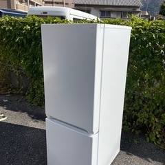 北九州市内配送無料　保証付き 2021年製YRZF15J ヤマダオリジナル ２ドア冷蔵庫 (156L・右開き)の画像