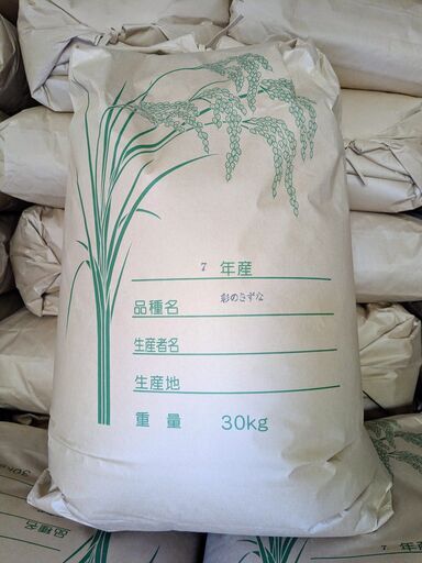 2◆最新式 光選別機導入◆ 新米 R7 彩のきずな ◆令和7年度産 / 2025 お米 30キロ 埼玉県産