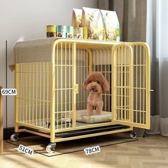 ⭐️新品未使用⭐️早い者勝ち！ペットゲージ　　ペットサークル　黄色　の画像