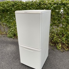 北九州市内配送無料　保証付き パナソニックNR-B14BW-W 冷蔵庫 マットバニラホワイト [138L /2ドア /右開きタイプの画像