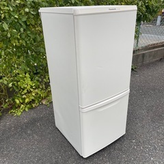 北九州市内配送無料　保証付き パナソニックNR-B14BW-W 冷蔵庫 マットバニラホワイト [138L /2ドア /右開きタイプの画像