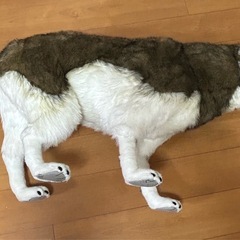 HANSA シンリンオオカミ リアル　ぬいぐるみ の画像