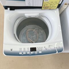 【ドリーム池田店】美品　ハイアール　5.5kg洗濯機　JW-U55LK　2024年製　給水ホース付き　IKW-379の画像