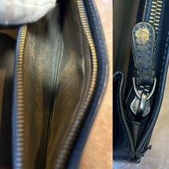 ボッテガヴェネタBOTTEGA VENETAボッテガベネタロングウォレット フラップ式二つ折り長財布 二つ折り財布 折財布 さいふサイフ小銭入れ有小銭入れ付きネイビー紺色ブラック黒色イントレチャートレザー本革牛革イタリア製メンズmen’s男性用紳士の画像