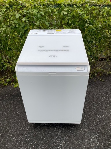 北九州市内配送無料　保証付き HITACHI BW-DX120C 12Kg-乾燥　6kg 洗剤自動投入洗濯乾燥機