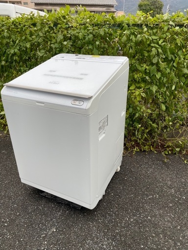 北九州市内配送無料　保証付き HITACHI BW-DX120C 12Kg-乾燥　6kg 洗剤自動投入洗濯乾燥機