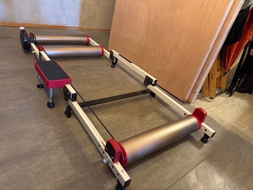 3本ローラー ロードバイク ミノウラ 負荷調整ユニット 足置き付き