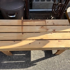 ベンチ入荷しました！座るも良しインテリアに使うも良し✌️早い者勝ち！の画像