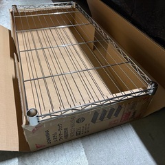 【未使用】スチールラック 棚板のみ（１枚）22mmポール径用の画像