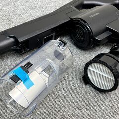 【D-08・税込み】2024年製 アイリスオーヤマ 充電式コードレスサイクロンスティッククリーナー SCD-184P-B 掃除機【PayPay使えます】の画像