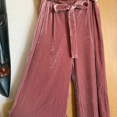 gu♡ベロア地ワイドパンツの画像