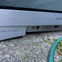 無料　ジャンク品！レトロ　ブラウン管テレビの画像