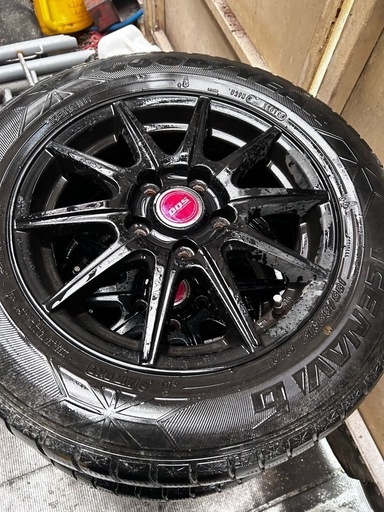 アルミホイール15インチと12インチ
