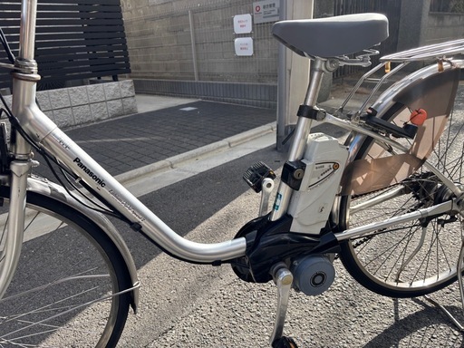 Panasonic 電動アシスト自転車 シルバー (くま) 東大阪の電動アシスト