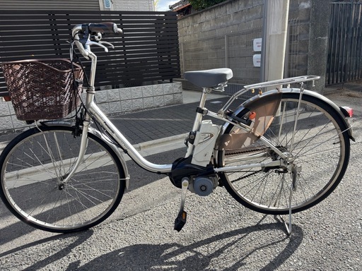 Panasonic 電動アシスト自転車 シルバー (くま) 東大阪の電動アシスト