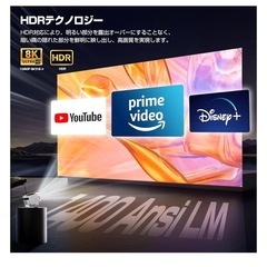 新品　プロジェクターの画像